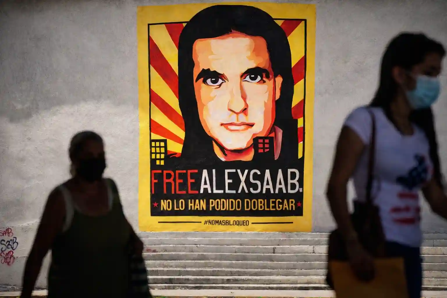 Alex Saab, the Colombian-Venezuelan businessman and former Maduro ally, photographed during a public appearance
